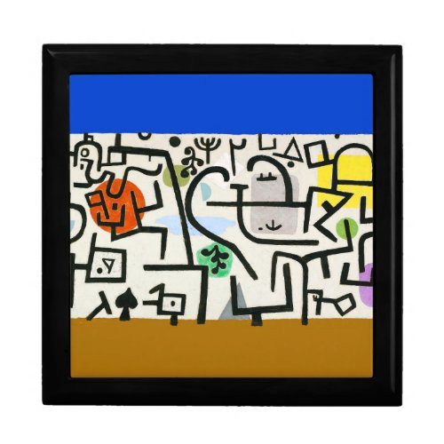 Paul Klee Rich Harbor Abstract Expressionism Gift Box