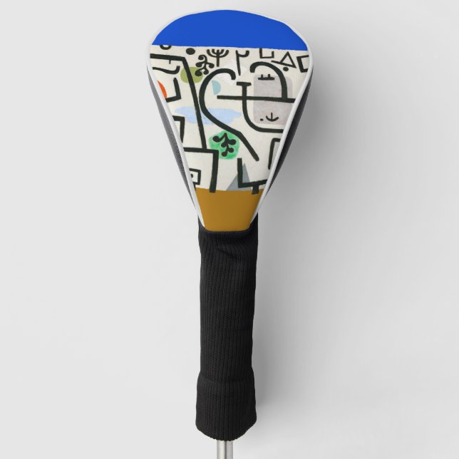 Paul Klee Rich Harbor Abstract Expressionism Golf Head Cover (Front)