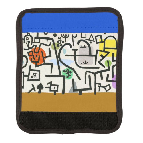 Paul Klee Rich Harbor Abstract Expressionism Luggage Handle Wrap