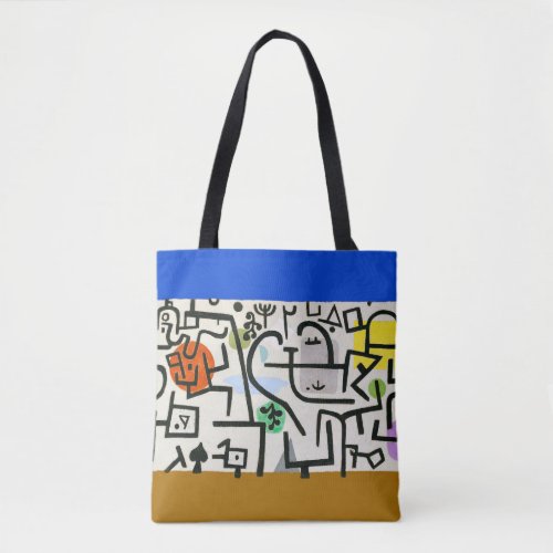 Paul Klee Rich Harbor Abstract Expressionism Tote Bag