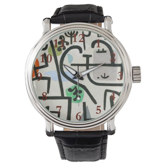 Paul Klee Rich Harbor Abstract Expressionism Watch (Front)