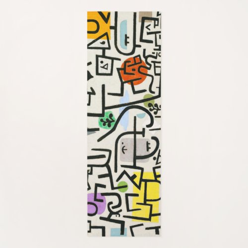 Paul Klee Rich Harbor Abstract Expressionism Yoga Mat