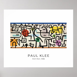 Paul Klee, Rich Port Abstract Modern Fine Art Poster
