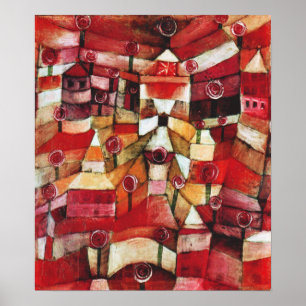 Paul Klee Rose Garden Poster