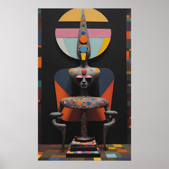 Paul Klee Sat Here Poster (Front)