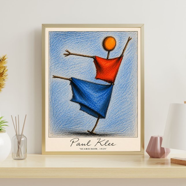 Paul Klee Scarecrow Poster Abstract Modernist Art (Creator Uploaded)