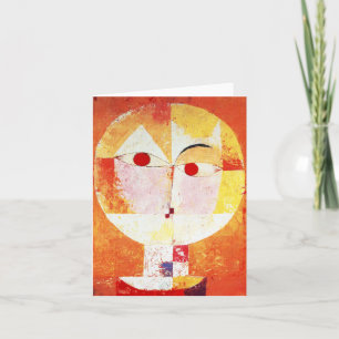 Paul Klee Senecio Note Card