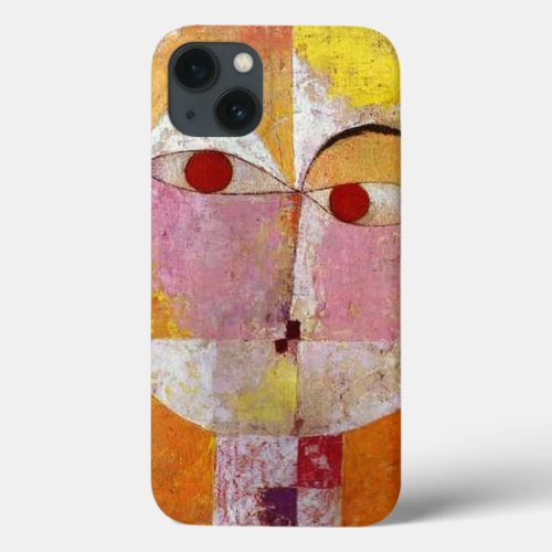 Paul Klee Senecio Painting iPhone 13 Case