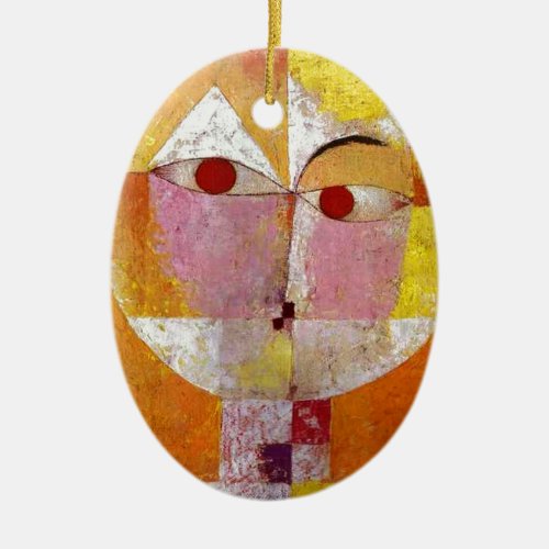 Paul Klee Senecio Painting Ceramic Ornament