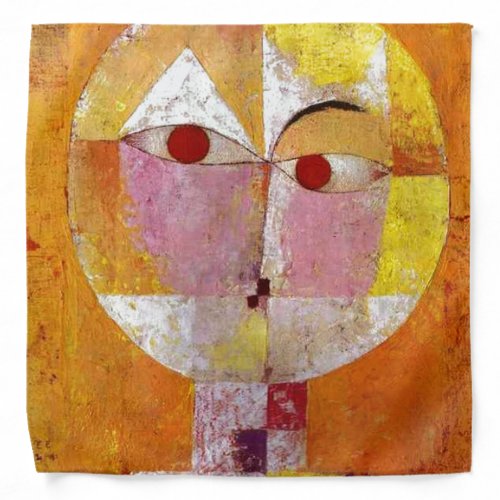 Paul Klee Senecio Painting Cubist Expressionist Bandana