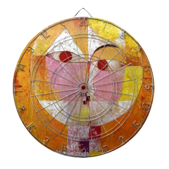 Paul Klee Senecio Painting Dart Board (Front)