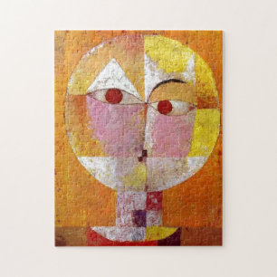 Paul Klee Senecio Painting Jigsaw Puzzle