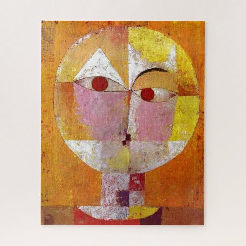 Paul Klee Senecio Painting Jigsaw Puzzle