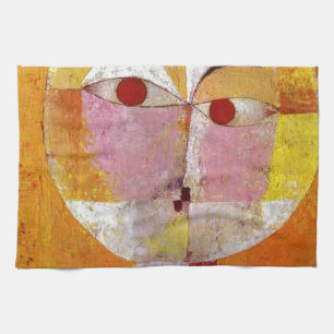 Paul Klee Senecio Painting Kitchen Towel