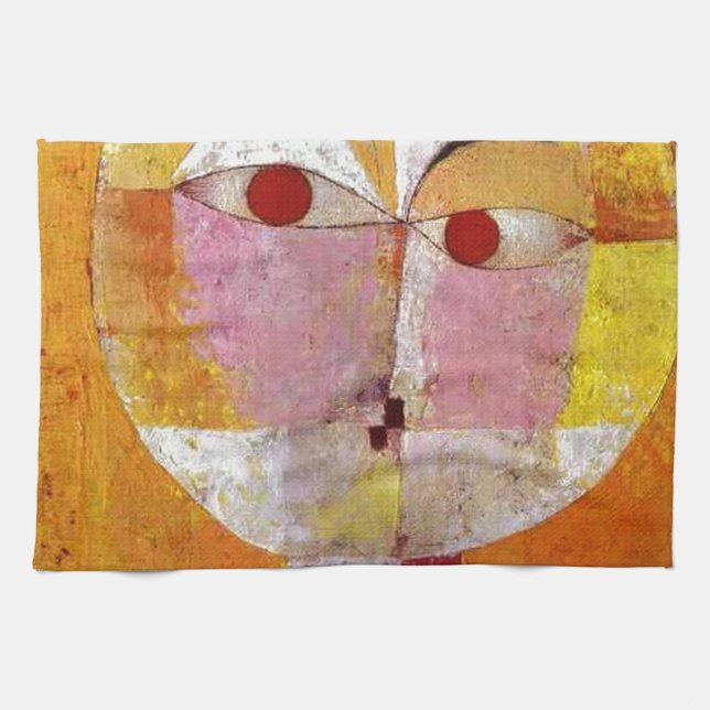 Paul Klee Senecio Painting Kitchen Towel (Horizontal)