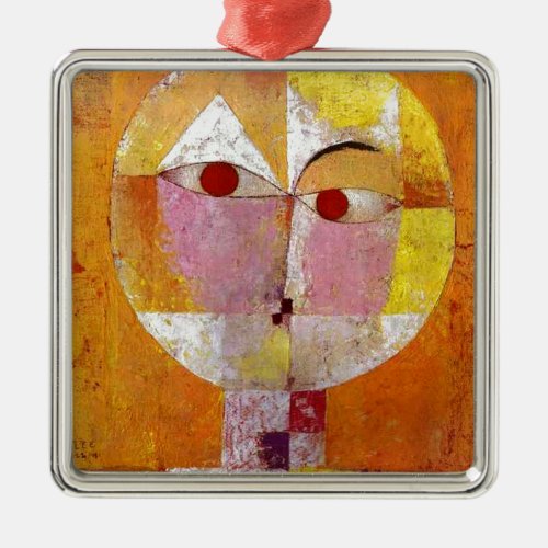 Paul Klee Senecio Painting Metal Ornament