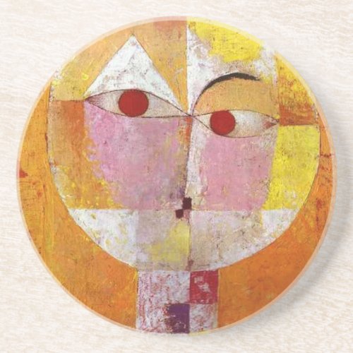 Paul Klee Senecio Painting Sandstone Coaster
