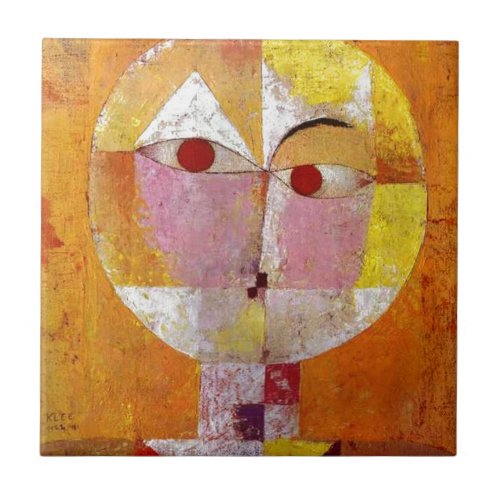 Paul Klee Senecio Painting Tile