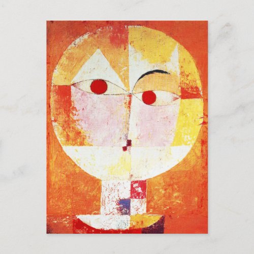 Paul Klee Senecio Postcard