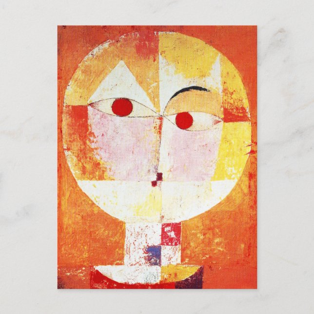 Paul Klee Senecio Postcard (Front)