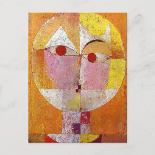 Paul Klee _ Senecio Postcard