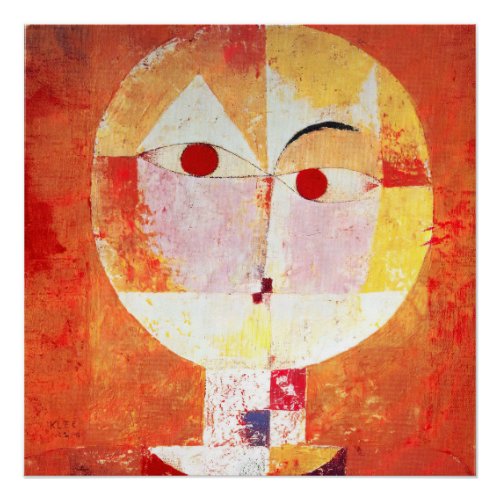 Paul Klee Senecio   Poster