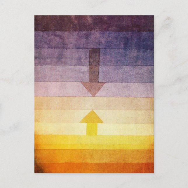 Paul Klee Separation in the Evening Postcard (Front)
