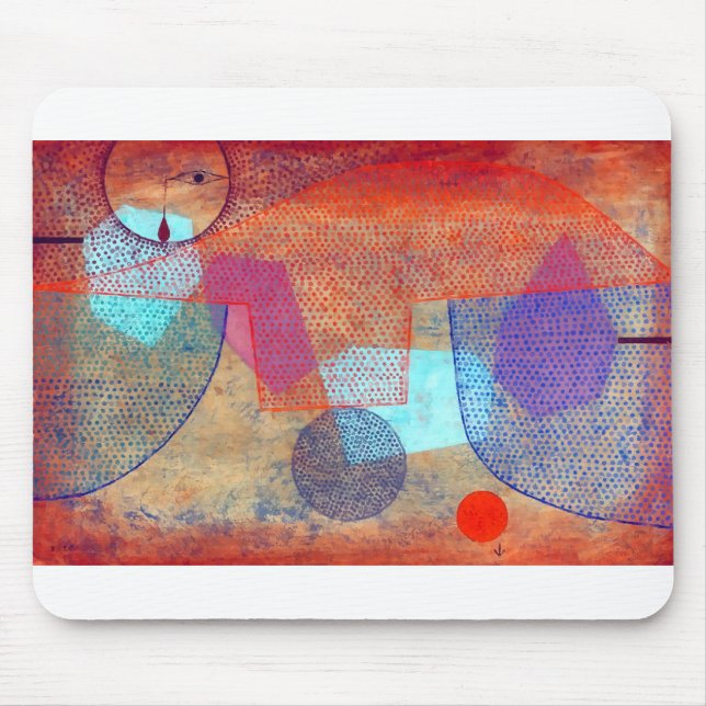 Paul Klee Sunset Mouse Pad (Front)