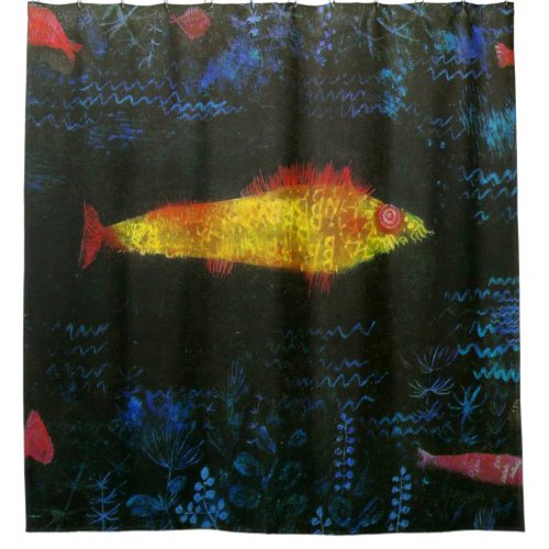 Paul Klee _ The Goldfish Shower Curtain