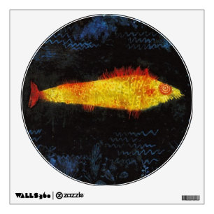 Paul Klee The Goldfish Vintage Watercolor Art Wall Decal
