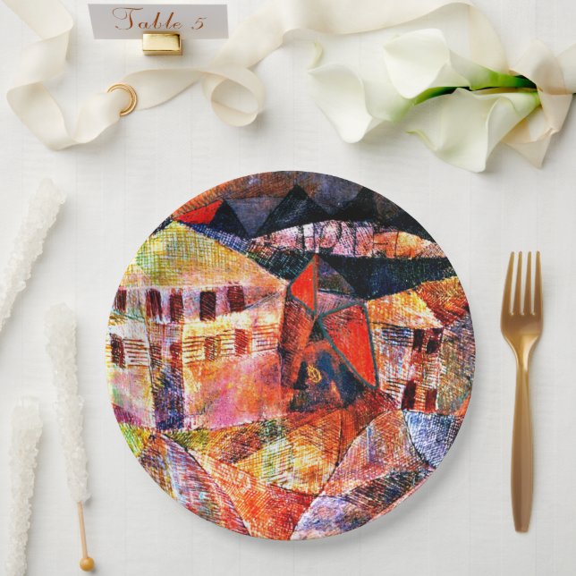 Paul Klee, The Hotel, Paper Plates (Wedding)