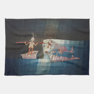 Paul Klee The Seafarer Abstract Nautical Poster Kitchen Towel