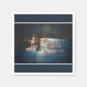 Paul Klee The Seafarer Abstract Nautical Poster Napkins