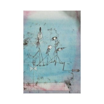 Paul Klee Twittering Machine Canvas Poster | Zazzle