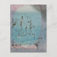Paul Klee Twittering Machine Postcard