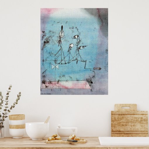 Paul Klee Twittering Machine Poster | Zazzle