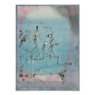 Paul Klee Twittering Machine Print