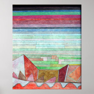 Paul Klee View into the Fertile Country Poster