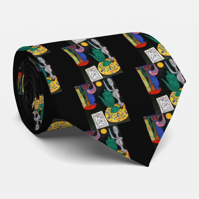 Paul Klee , “ without title (last still life) ” Neck Tie (Rolled)