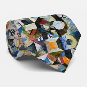 Paul Klee Yellow Half-Moon Tie