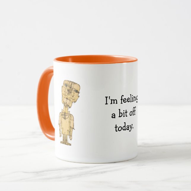 Paul Klee's Genius Funny Phrase Coffee Mug (Front Left)