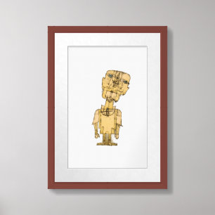 Paul Klee's Ghost of a Genius Framed Art
