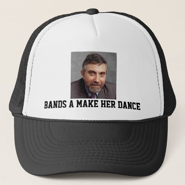 Paul Krugman Bands a Make Her Dance Trucker Hat (Front)