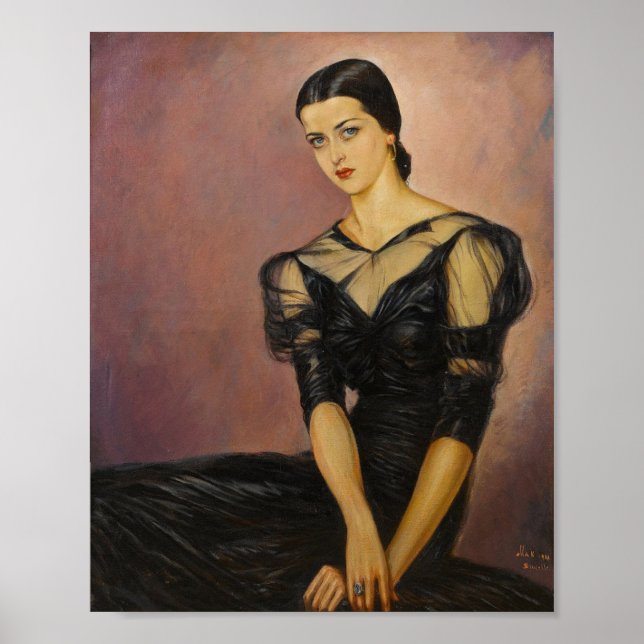 Paul Mak - A blue-eyed beauty Poster (Front)