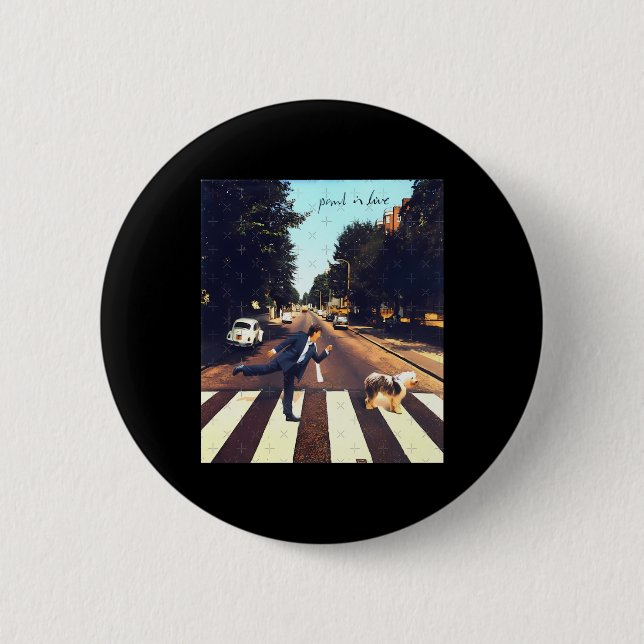 Paul Mccartney Sticker1  Button (Front)
