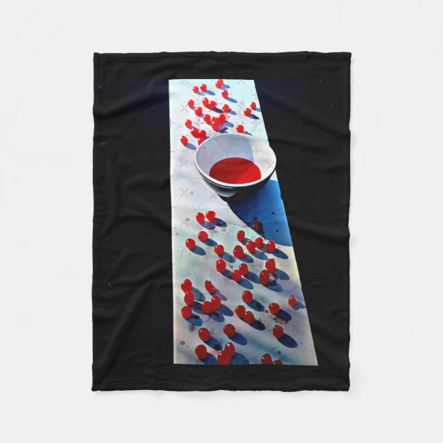 Paul Mccartney Sticker3  Fleece Blanket (Front)
