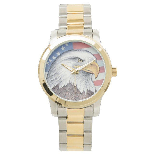 Paul McGehee "American Bald Eagle" Wristwatch (Front)