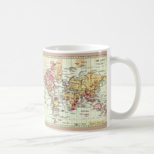 Paul McGehee Antique British Empire Map Mug