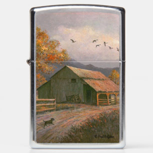 Paul McGehee "Autumn Barn" Zippo® Lighter