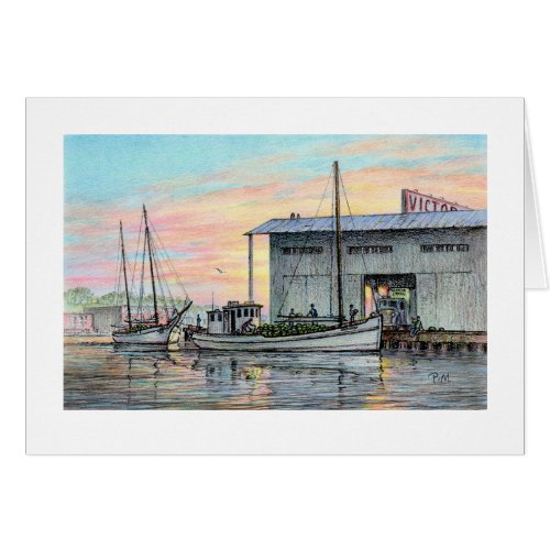 Paul McGehee Baltimore Harbor_The Long Dock Card